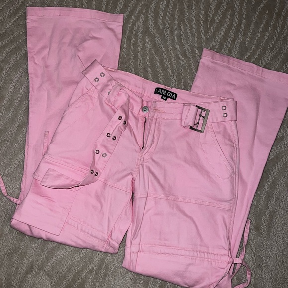 IAMGIA NAIMA CARGO PANT PINK - Picture 4 of 7
